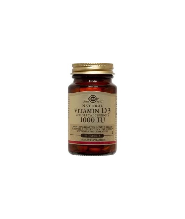 SOLGAR VITAMIN D3 1000 IU 90TABS