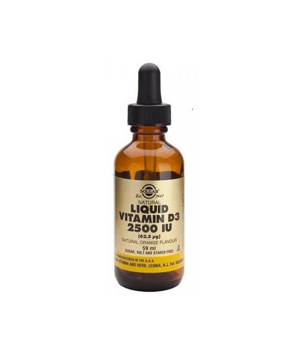 SOLGAR VITAMIN D3 2500IU LIQUID 59ml