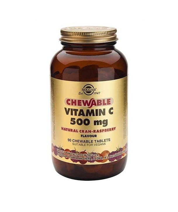 SOLGAR VITAMIN C 500mg CHEWABLE 90TABS ΒΑΤΟΜΟΥΡΟ
