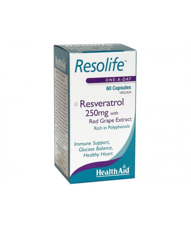 HEALTH AID RESOLIFE 250mg 60 VECAPS
