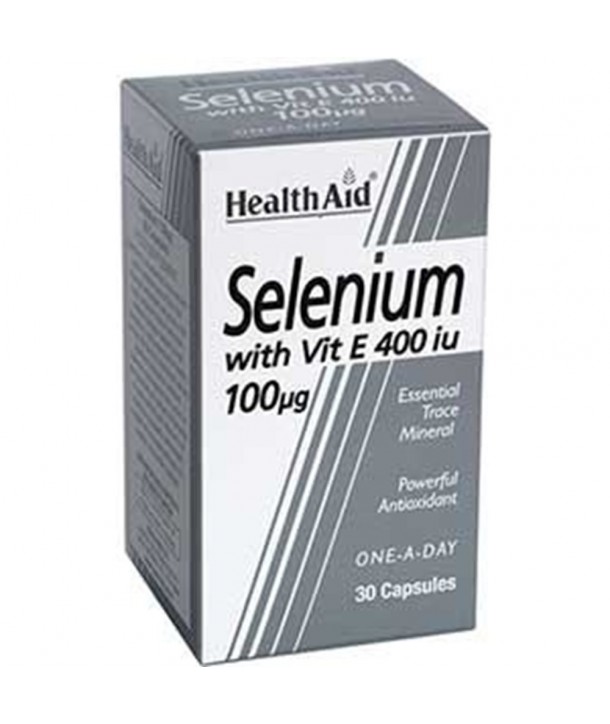 HEALTH AID SELENIUM 100μg + Vit. E 30 VECAPS