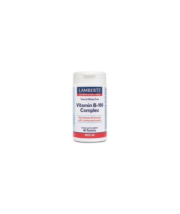 LAMBERTS VITAMIN B-100 COMPLEX 60 TABS