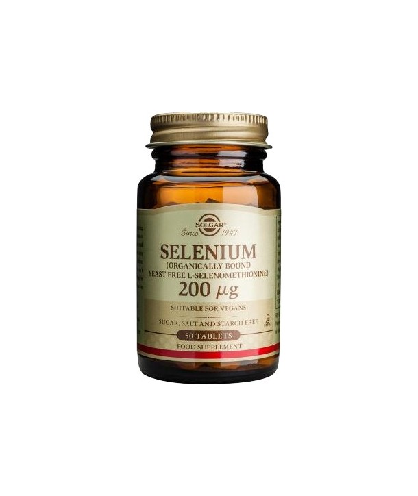 SOLGAR SELENIUM 200μg 50 TABS