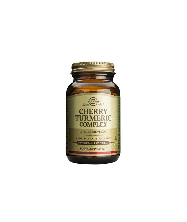 SOLGAR CHERRY TURMERIC COMPLEX 60 VEG.CAPS