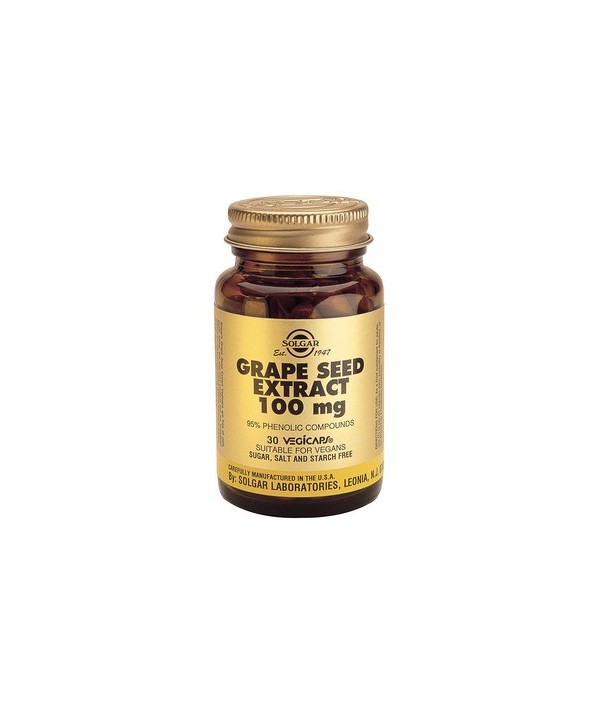 SOLGAR GRAPE SEED EXTRACT 100mg 30 VEG.CAPS