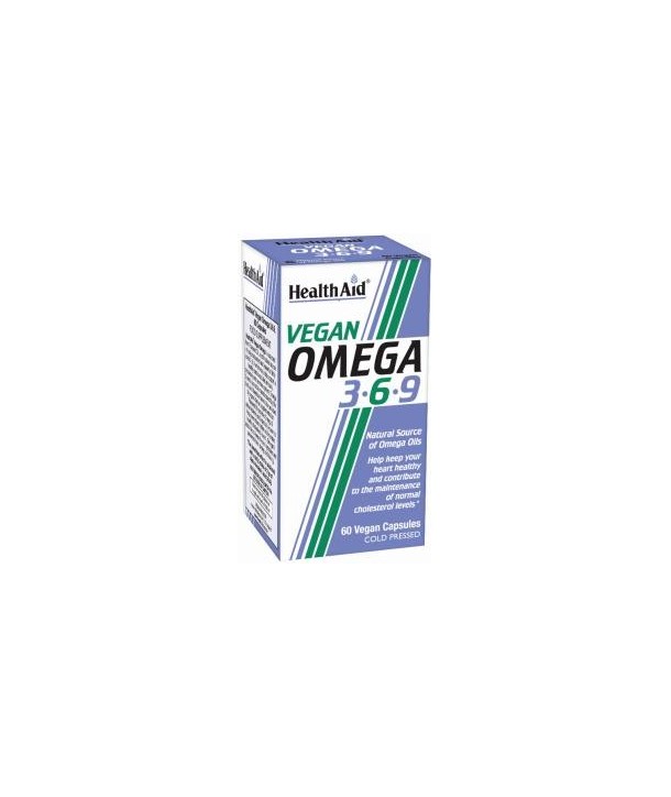 HEALTH AID VEGAN OMEGA 3 6 9 60 VECAPS