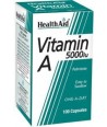HEALTH AID VITAMIN A 5000iu 100 CAPS