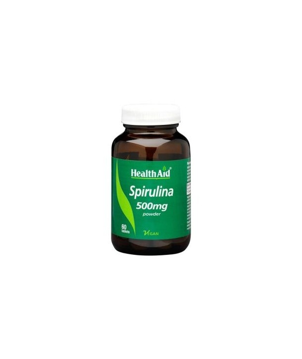 HEALTH AID SPIRULINA 500mg 60 VETABS