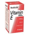 HEALTH AID VITAMIN E 600IU 60 CAPS