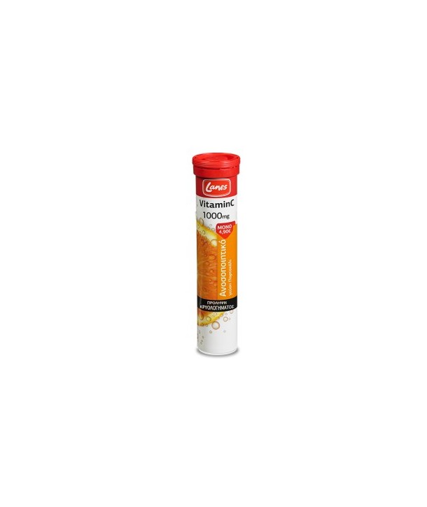 LANES VITAMIN C 1000mg ORANGE 20 EFFERV.TABS