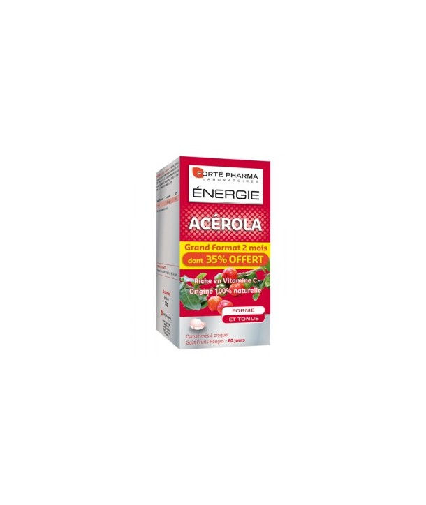 FORTE PHARMA ENERGY ACEROLA 60 ΜΑΣΩΜΕΝΑ ΔΙΣΚΙΑ