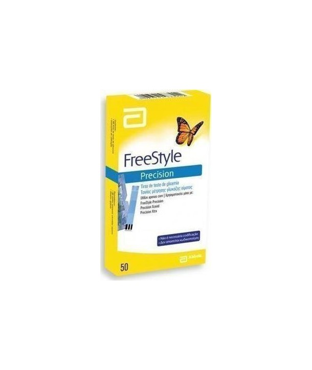 ABBOTT FREESTYLE PRECISION 50 ΤΑΙΝΙΕΣ ΜΕΤΡΗΣΗΣ ΣΑΚΧΑΡΟΥ