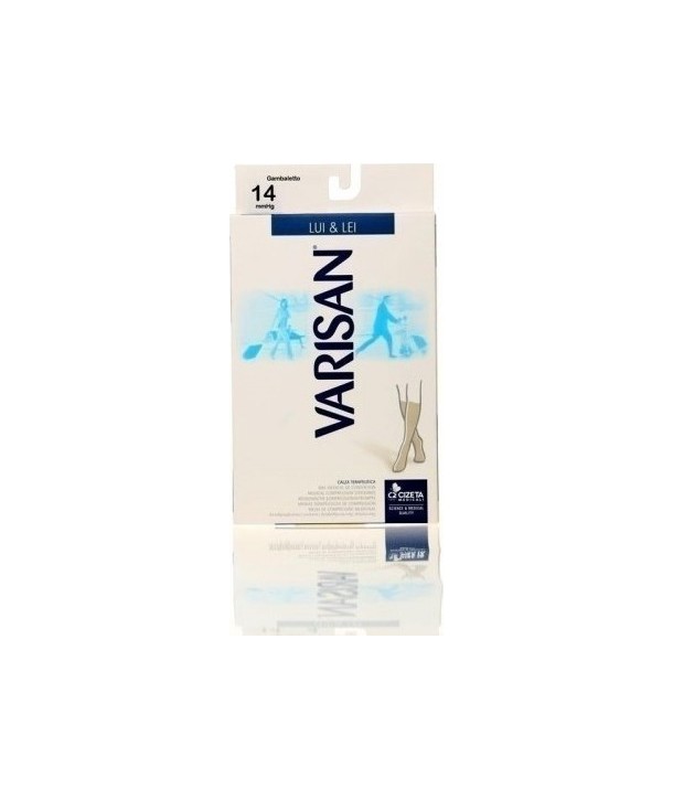 VARISAN ΚΑΛΤΣΕΣ LUI & LEI ΚΑΤΩ ΓΟΝΑΤΟΣ SIZE 1 NERO 14mmHg