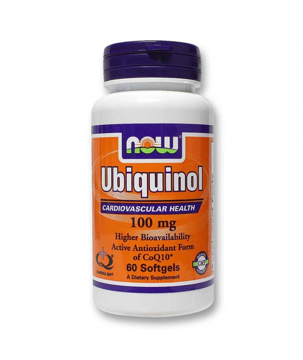 NOW UBIQUINOL 100mg 60 SOFTGELS