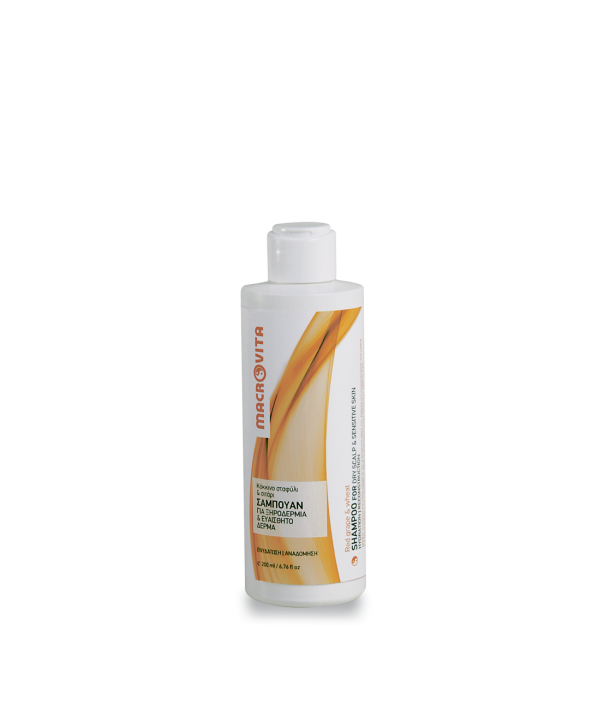 MACROVITA ΣΑΜΠΟΥΑΝ ΓΙΑ ΞΗΡΟΔΕΡΜΙΑ ΣΤΑΦΥΛΙ ΣΙΤΑΡΙ 200ml