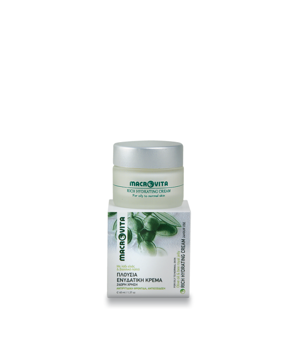 MACROVITA ΕΝΥΔΑΤΙΚΗ ΚΡΕΜΑ RICH ΛΑΔΙ ΕΛΙΑΣ ΒΑΣΙΛΙΚΟΣ 40ml
