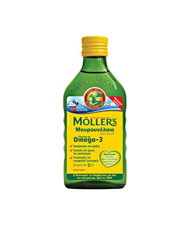 MOLLER'S COD LIVER OIL NATURAL 250ml