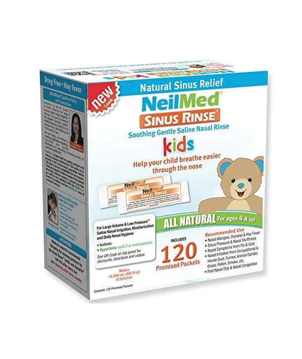 NEILMED SINUS RINSE 120 PREMIXED PAEDIATRIC SACHETS
