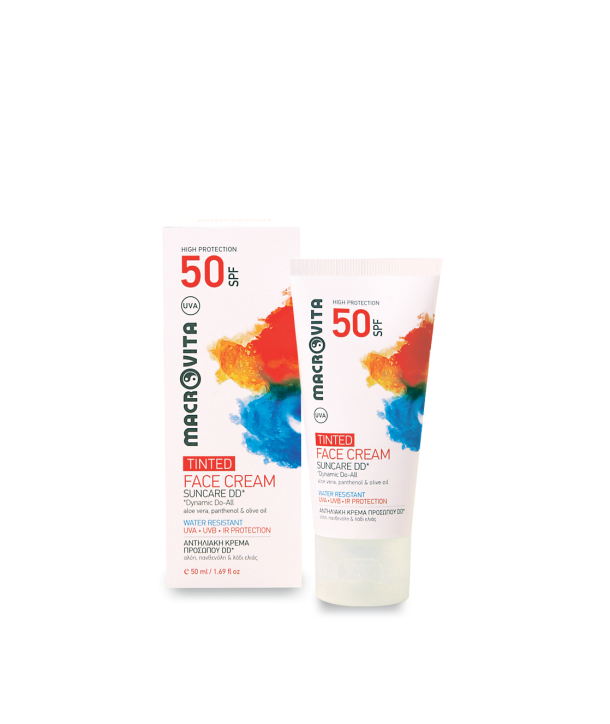 MACROVITA SUNCARE DD FACE CREAM SPF50 TINTED 50ml