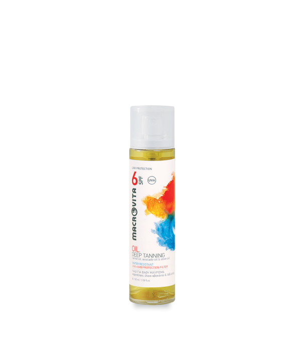 MACROVITA ΛΑΔΙ ΓΙΑ ΒΑΘΥ ΜΑΥΡΙΣΜΑ SPF6 100ml