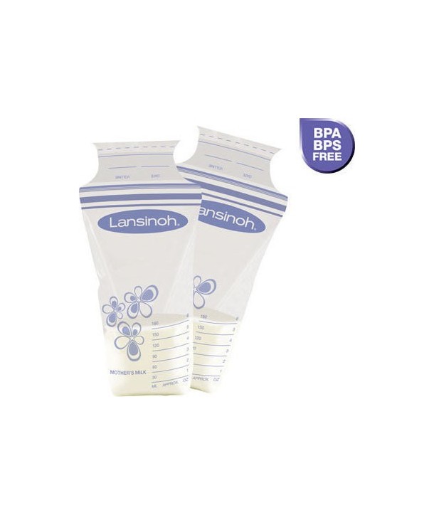 LANSINOH BREAST MILK STORAGE BAGS 25 PCS