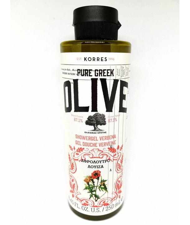 KORRES PURE GREEK OLIVE VERBENA SHOWERGEL 250ml
