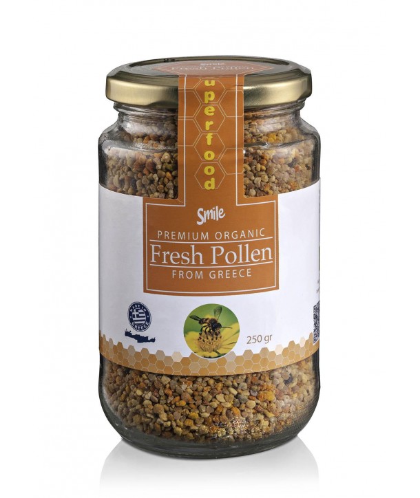 AM HEALTH SMILE ΒΙΟΛΟΓΙΚΗ ΓΥΡΗ ORGANIC MULTIFLORA POLLEN 250gr