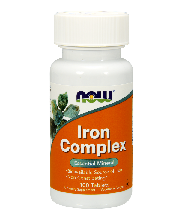 NOW FOODS IRON COMPLEX 100 TABS