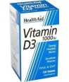 HEALTH AID VITAMIN D3 1000IU 120 VETABS