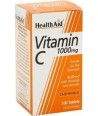 HEALTH AID VITAMIN C 1000mg 100 CHEWABLE VETABS