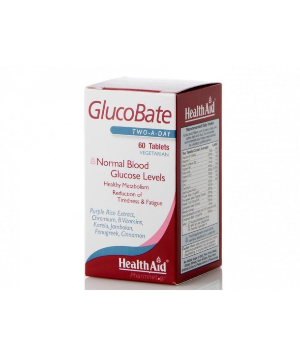 HEALTH AID GLUCOBATE 60 TABS