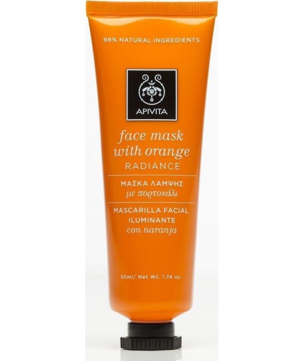 APIVITA ΜΑΣΚΑ ΛΑΜΨΗΣ ΜΕ ΠΟΡΤΟΚΑΛΙ 50ML