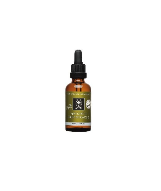 APIVITA NATURE'S HAIR MIRACLE OIL PROPOLIS & 5 ESSENTIAL OILS 50ml