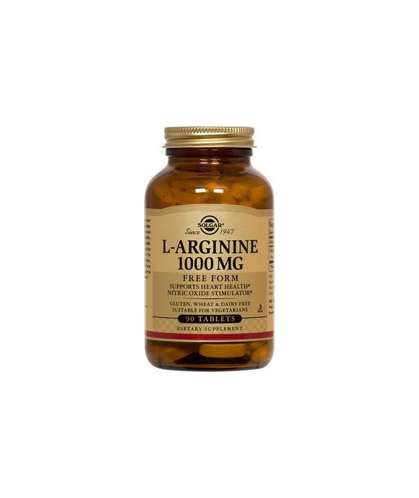 SOLGAR L-ARGININE 1000MG 90CAPS