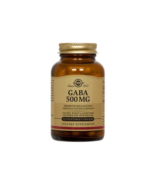 SOLGAR GABA 500mg 50caps