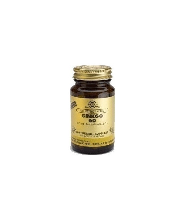 SOLGAR GINKGO BILOBA 60CAPS