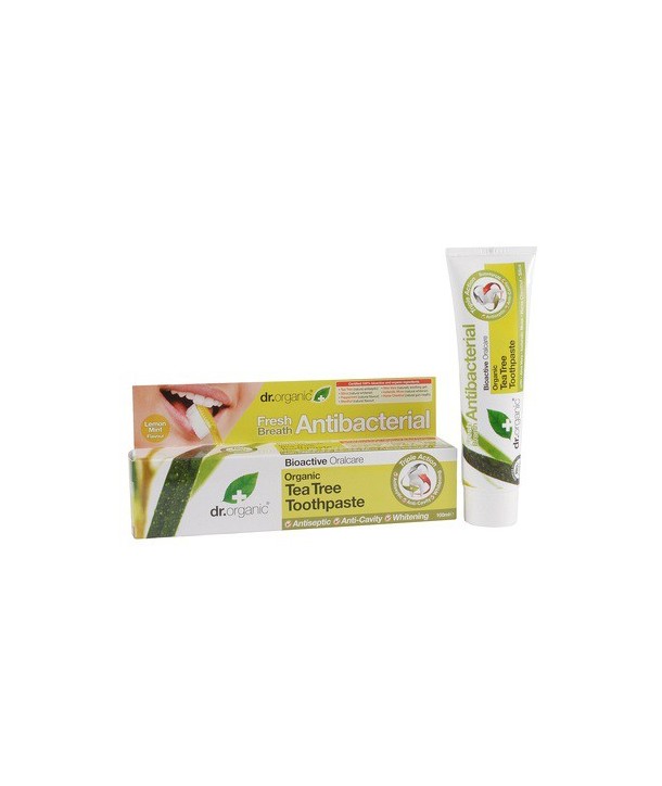 DR. ORGANIC ORGANIC TEA TREE TOOTHPASTE (ANTIBACTERIAL) 100ml