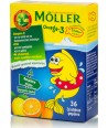 MOLLER OMEGA-3 ΖΕΛΕΔΑΚΙΑ ΨΑΡΑΚΙΑ (ΓΕΥΣΗ ΠΟΡΤΟΚΑΛΙ-ΛΕΜΟΝΙ) 36τμχ