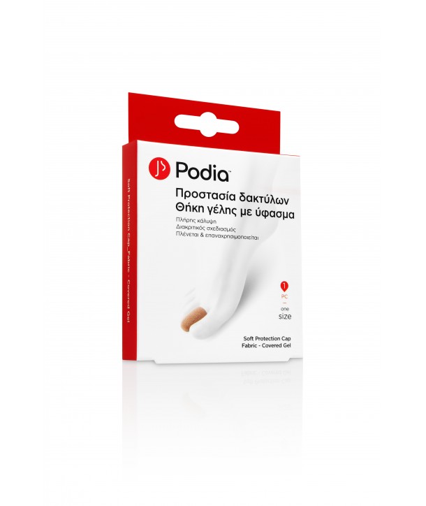 PODIA SOFT PROTECTION CAP FABRIC-COVERED GEL(ONE SIZE) 1TMX