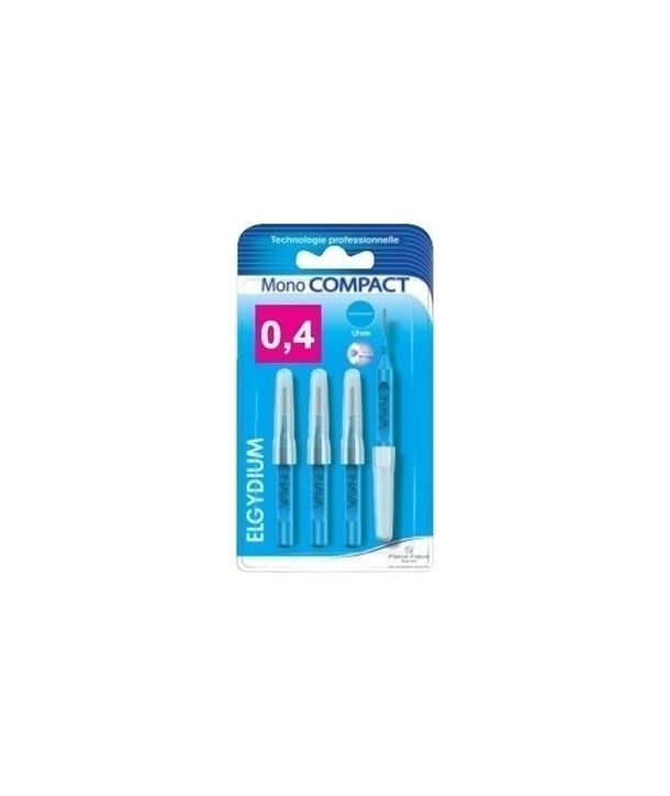 ELGYDIUM MONOCOMPACT BLUE 0,4 INTERDENTAL BRUSH 4 PC