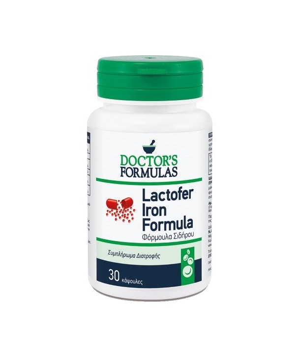 DOCTOR'S FORMULAS LACTOFER IRON FORMULA 30 CAPS