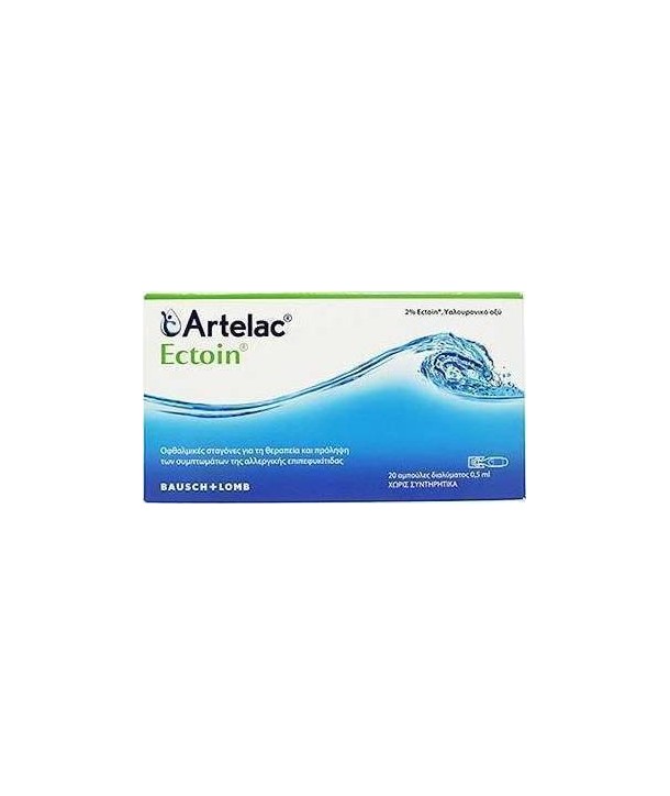 VALEANT BAUSCH & LOMB ARTELAC ECTOIN EDU 20X0.5ML