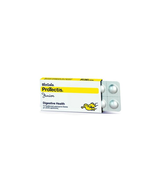 BIOGAIA PROTECTIS JUNIOR 10 Chew.Tabs ΓΕΥΣΗ ΦΡΑΟΥΛΑ