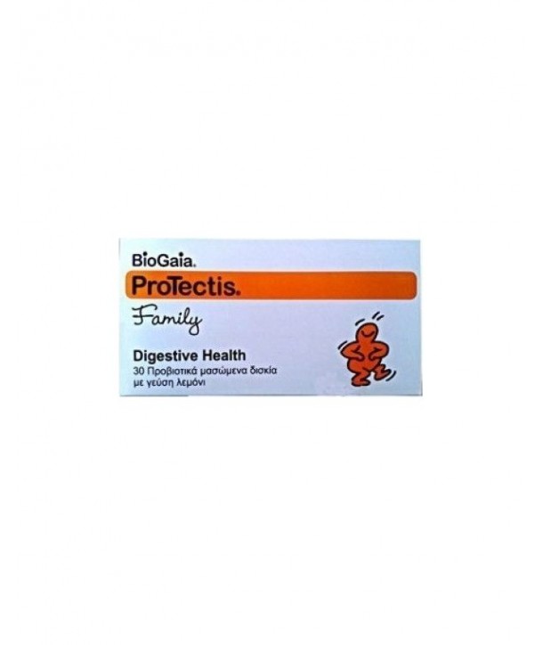 BIOGAIA PROTECTIS FAMILY ΛΕΜΟΝΙ 30 ΔΙΣΚΙΑ