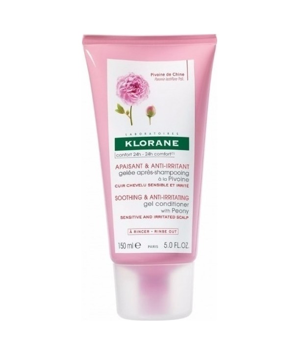 KLORANE SOOTHING ANTI-IRRITATING GEL CONDITIONER WITH PEONY 150ml