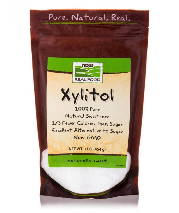 NOW REAL FOOD XYLITOL 1LB.