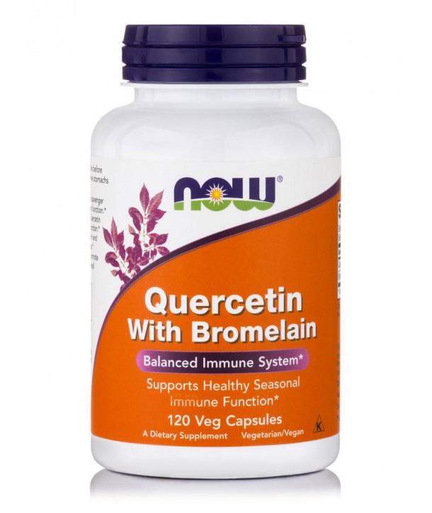 NOW FOODS QUERCETIN WITH BROMELAIN VEG CAPSULES