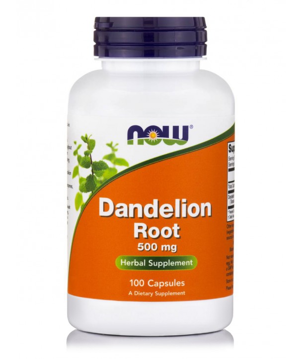 NOW FOODS DANDELION ROOT 500 MG CAPSULES