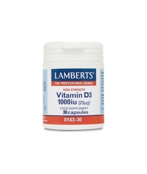 LAMBERTS VITAMIN D 1000IU 30 TABS