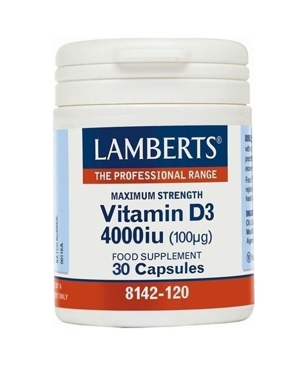 LAMBERTS VITAMIN D 4000IU 30 CAPS